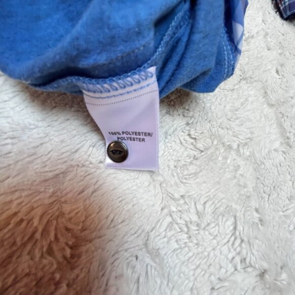 Kuhl Women's Medium Suono Button Front Shirt Plaid Short Sleeve Top Blue Casual - Picture 5 of 9